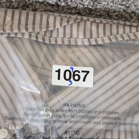 TravelSmart By Roundtree & Yorke Shirt Men's Medium‎ Long-Sleeve Brown Tan - Picture 11 of 12